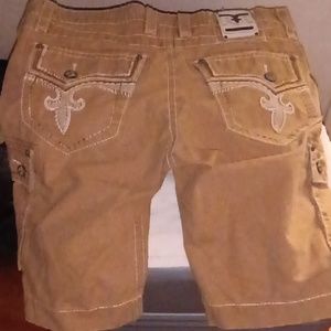 Rock revival cargo shorts